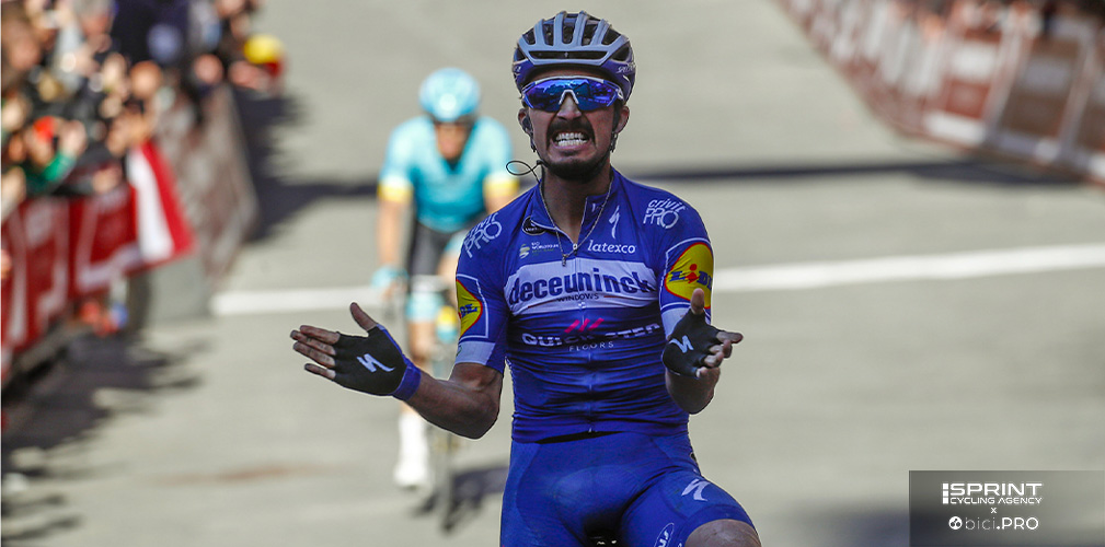 A Piazza del Campo, Alaphilippe piega la resistenza di Fuglsang