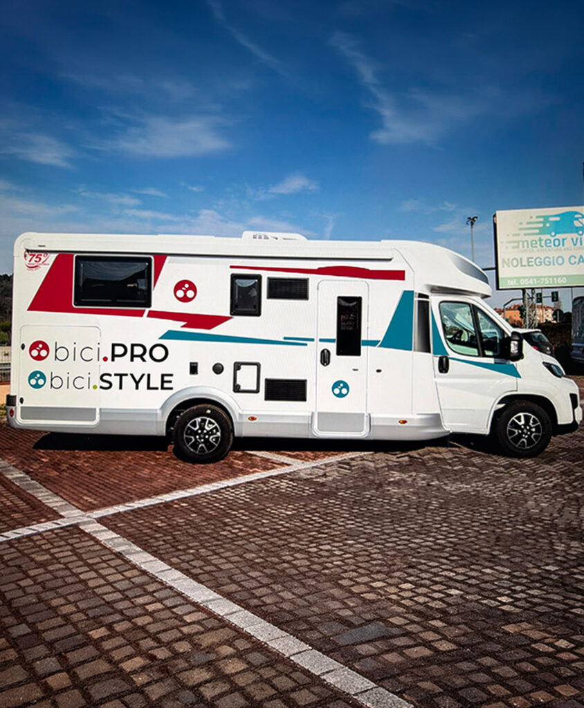 Stand E20: la casa di bici.STYLE e bici.PRO. Troverete il nostro camper Elnagh e il nostro gazebo