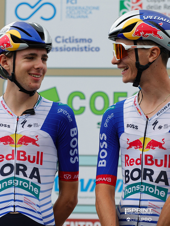 Alla Coppa Sabatini Pellizzari ha ritrovato Finn, con cui aveva già corso al Tour of the Alps: i due saranno ora insieme a Montreal