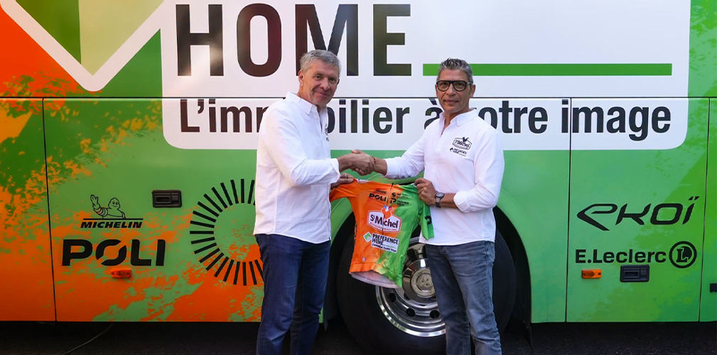 Stephan Gaudry è il general manager della St Michel. La foto sugella l'accordo anche per il futuro con Preference Home