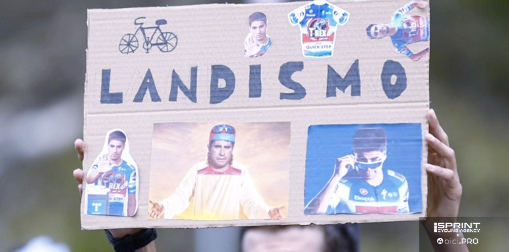 Il landismo coinvolge non solo gli stretti tifosi di Landa ma anche gli altri. E' una sorta di non mollare mai, unito alle azioni in salita da scalatore