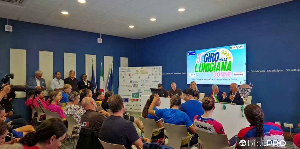 Giro della Lunigiana Donne, quinta edizione, La Spezia, premiazione