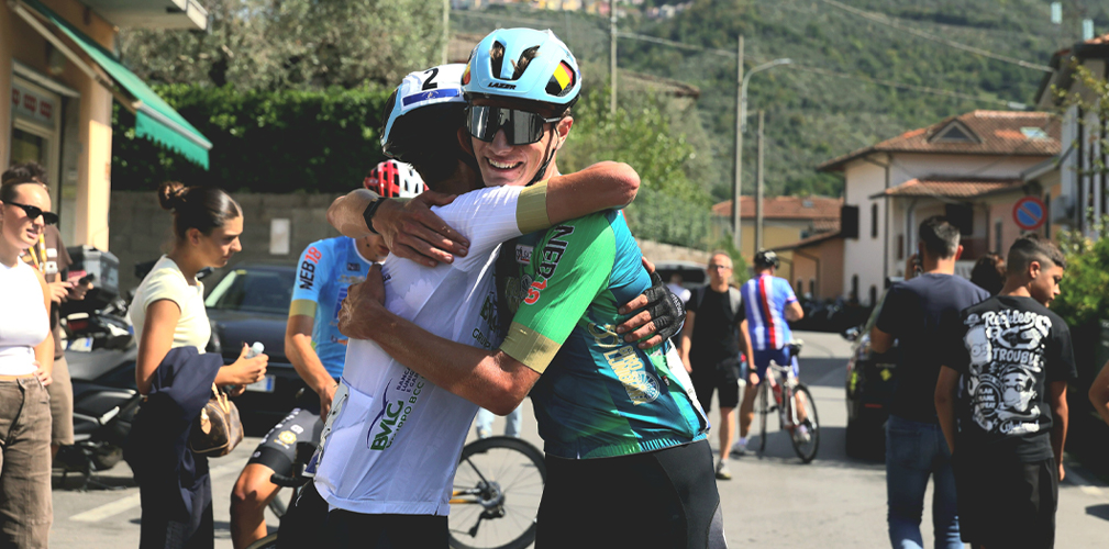Giro della Lunigiana 2026, Lucio Petacchi, Seff Van Kerckhove (foto ptzphotolab)