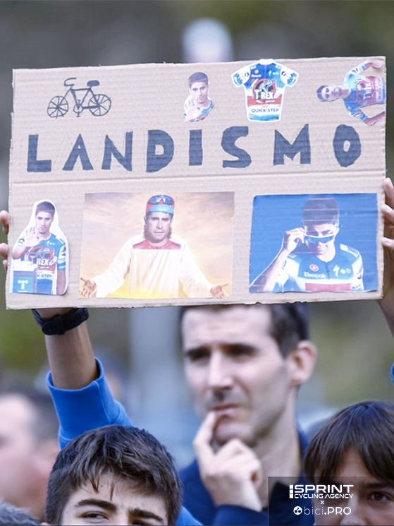 Il landismo coinvolge non solo gli stretti tifosi di Landa ma anche gli altri. E' una sorta di non mollare mai, unito alle azioni in salita da scalatore