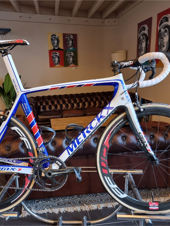 La Merckx EMX-7 di Boonen montata con le ruote FFWD