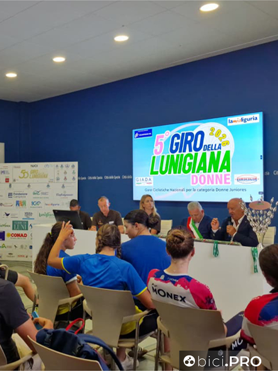 Giro della Lunigiana Donne, quinta edizione, La Spezia, premiazione