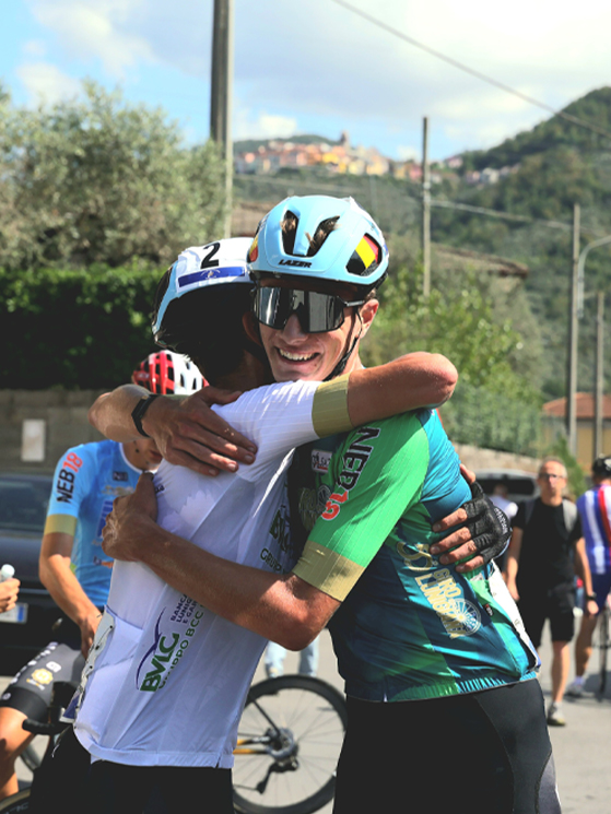Giro della Lunigiana 2026, Lucio Petacchi, Seff Van Kerckhove (foto ptzphotolab)