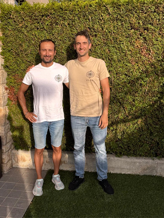 Da sinistra Davide Innocenti e Vincenzo Persico, i due fondatori di VI.DA. - 2