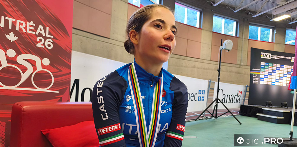 Il tempo trascorso con i media ha permesso a Matilde Rossignoli di distrarsi dalla volata che le è costata il successo