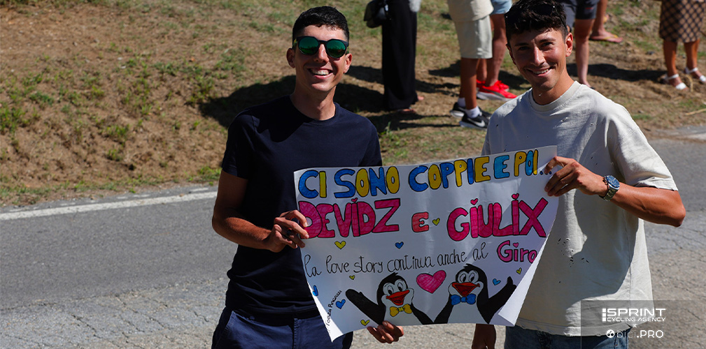 Pellizzari in gara al Pantani, PIganzoli e Kevin Colleoni nei panni di un insolito fan club
