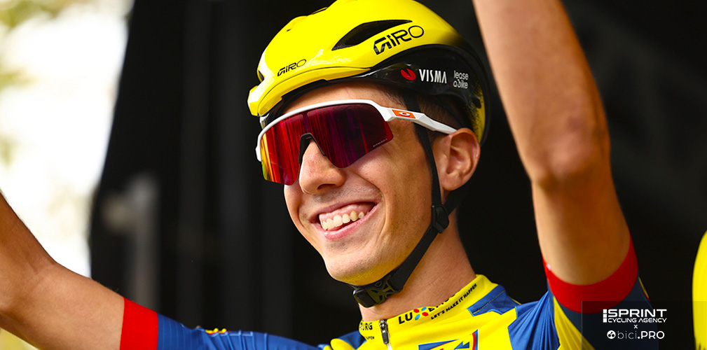 Davide Piganzoli, classe 2002, è arrivato nel WorldTour quest'anno. Dopo i due anni da junior, ne ha passati 2 in contintal, poi 3 alla Polti