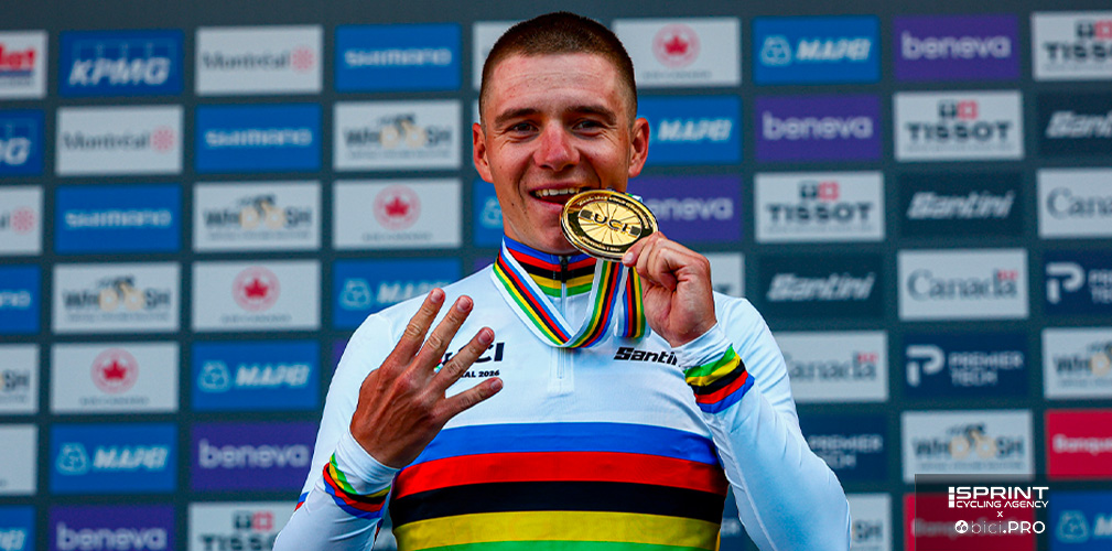 Al quarto oro mondiale di Evenepoel va sommato anche quello olimpico di Parigi 2024