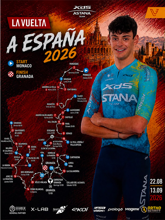 Alessandro Romele ha 23 anni, la Vuelta Espana è stato il primo Grande Giro della carriera