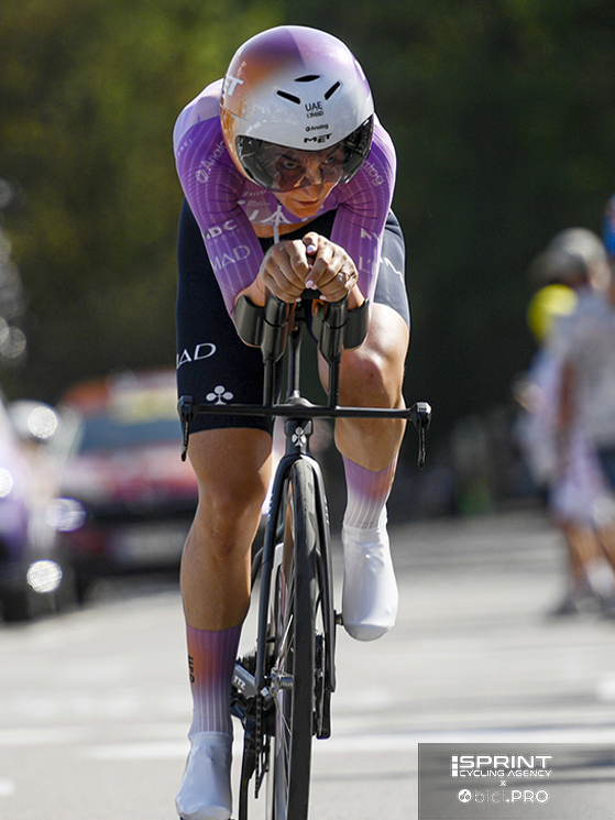 Longo Borghini torna a fare la crono individuale dal 2019. Nel frattempo ha partecipato ad alcuni Team Mixed Relay