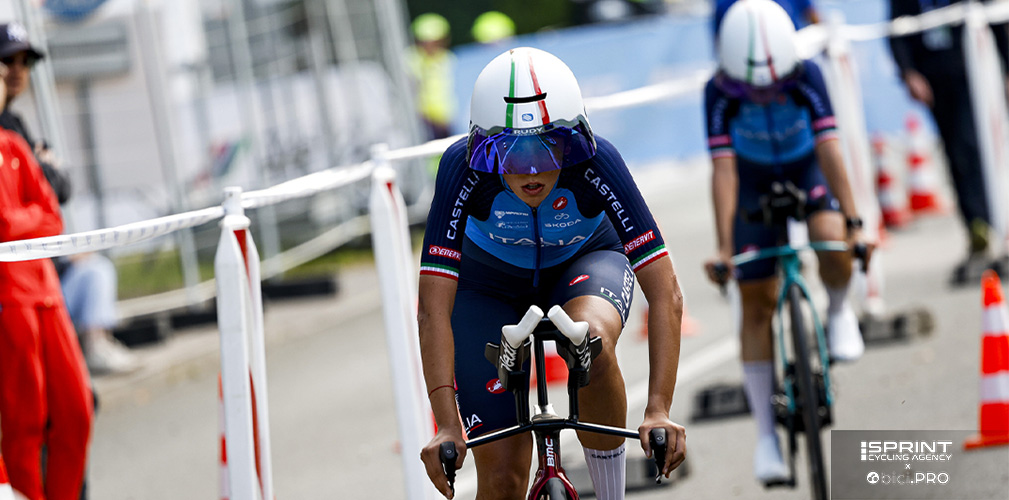 Non paga dell'oro in linea, Azzurra Ballan ha dato il suo contributo all'oro nel team relay
