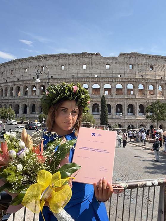 Carbonari si è laureata nel 2026 sul paradosso redox e lo stress ossidativo. Un argomento che tocca molto da vicino le donne che fanno sport