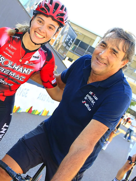 Giovanni Fidanza (qui con Crestanello) spera che vengano più considerate le continental dai massimi sistemi (foto Ossola)