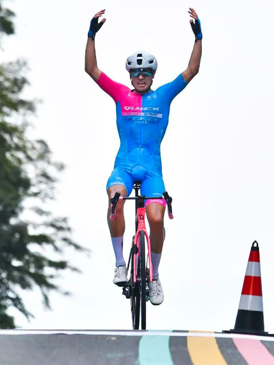 La vittoria di tappa di Lucca ad Anyuan che gli è valsa anche la quarta piazza nella generale