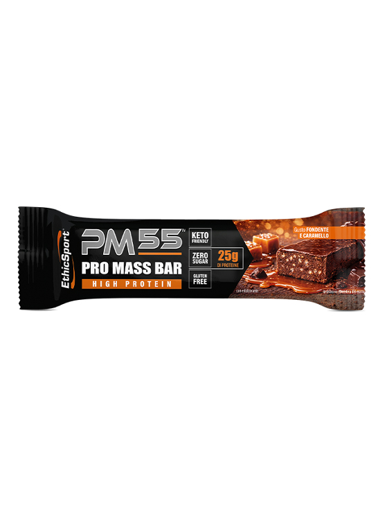 Barretta PM55 Pro Mass Bar gusto fondente e caramello