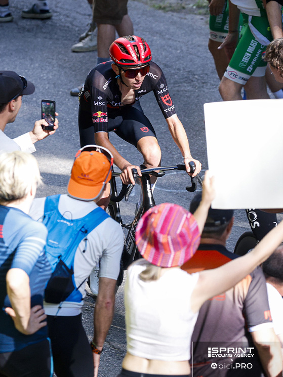 Al Giro d'Italia Rondel ha sfiorato la top 10 rimanendo sempre nel vivo della corsa nelle tappe più dure