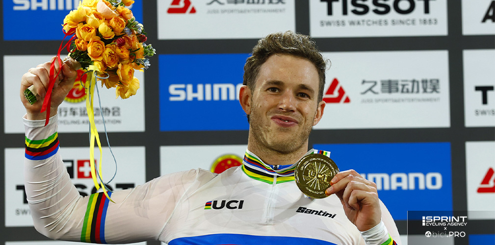 Altri tre titoli mondiali per Harrie Lavreysen che porta il suo totale a 23 maglie iridate