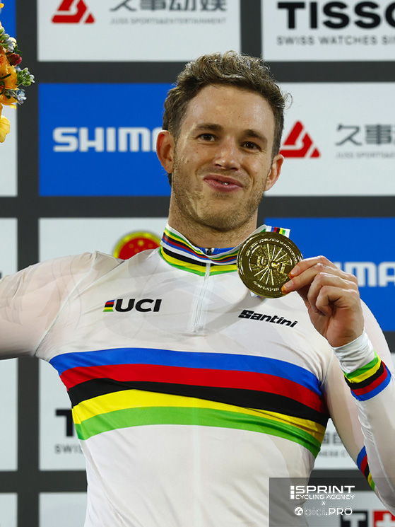 Altri tre titoli mondiali per Harrie Lavreysen che porta il suo totale a 23 maglie iridate