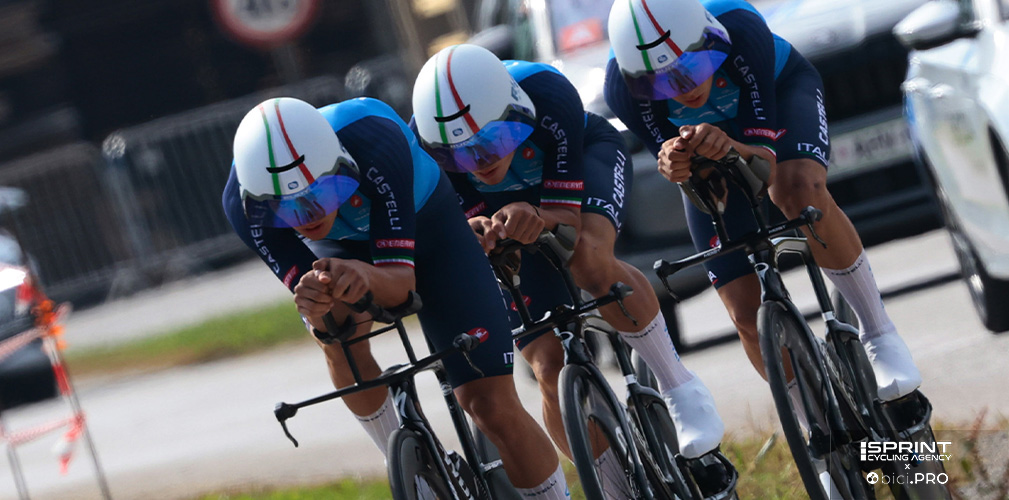 Pezzo Rosola e Balliana, due del terzetto junior del Mixed Relay europeo, correranno il tricolore a crono di Piasco