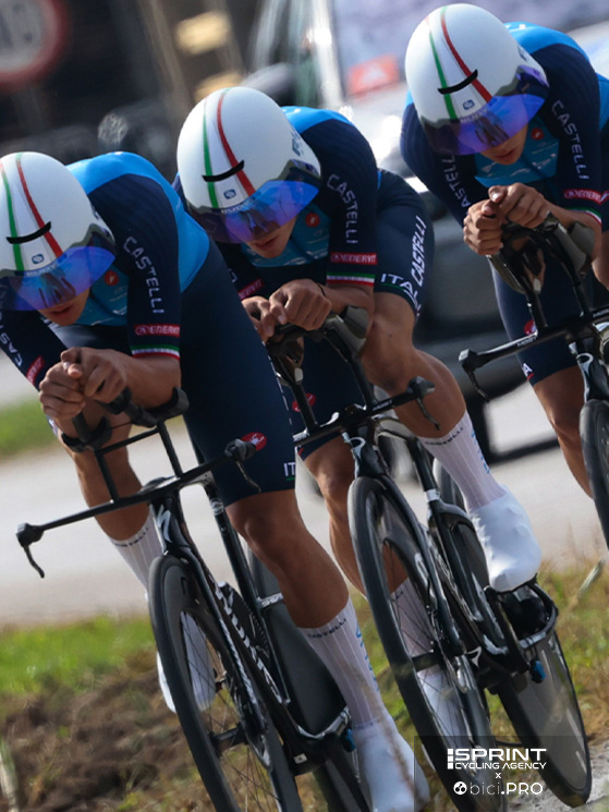 Pezzo Rosola e Balliana, due del terzetto junior del Mixed Relay europeo, correranno il tricolore a crono di Piasco