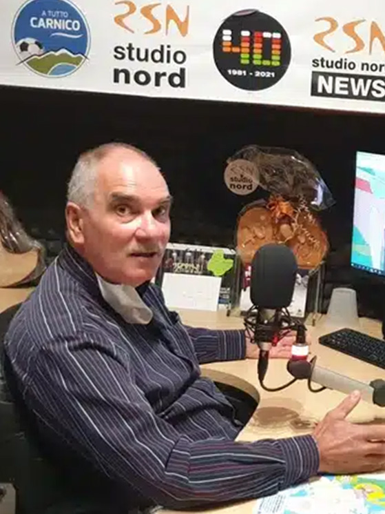 Fabio Forgiarini, presidente dell'ASD Carnia Bike che ha inventato la prova sullo Zoncolan, unica nel panorama italiano
