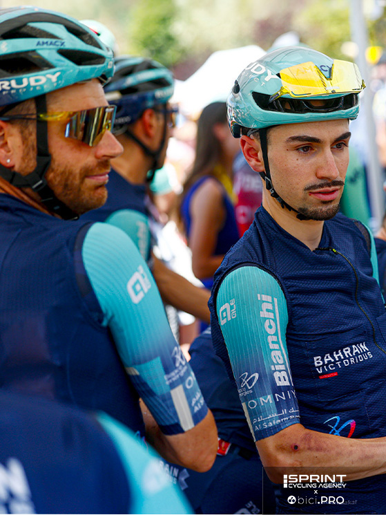 Dopo il Giro, quest'anno Caruso ha partecipato anche al Tour, scortando Lenny Martinez a un ottimo quinto posto