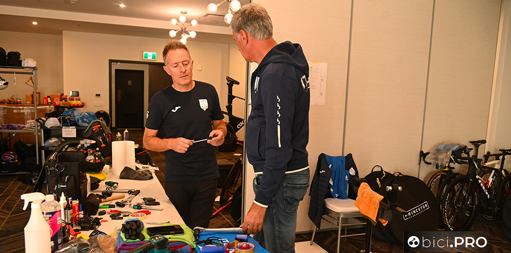Matteo Cornacchione, qui con Mario Scireaa, ha fatto parte della spedizione azzurra a Montreal