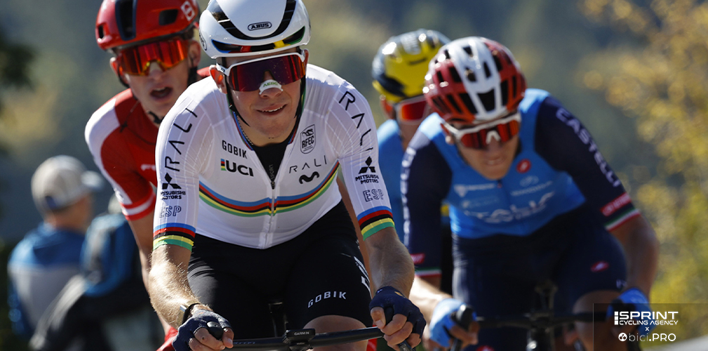 Benjamin Noval, iridato degli juniores (qui in azione agli europei) è uno dei nuovi acquisti della Netcompany e salità subito nel WorldTour
