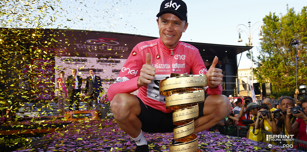 Castelli a guida Cremonese ha realizzato la maglia rosa negli ultimi 9 anni, a partire dal Giro vinto da Froome nel 2018