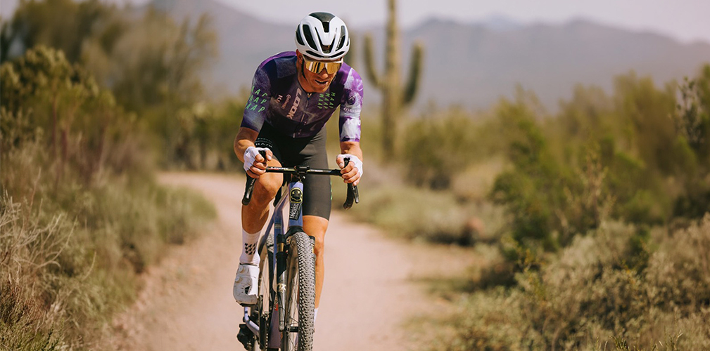 Russell Finsterwald ha utilizzato un prototipo della G85 CezalRS per vincere la Waffle Belgian Rode in Arizona a fine febbraio (foto Instagram/Ri Ganey)