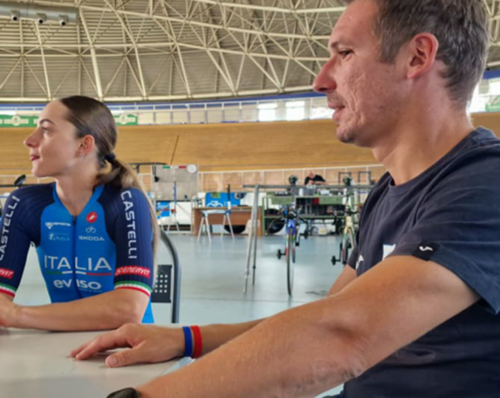 Diego Bragato, Montichiari, pista, Chiara Consonni