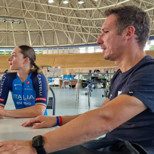 Diego Bragato, Montichiari, pista, Chiara Consonni