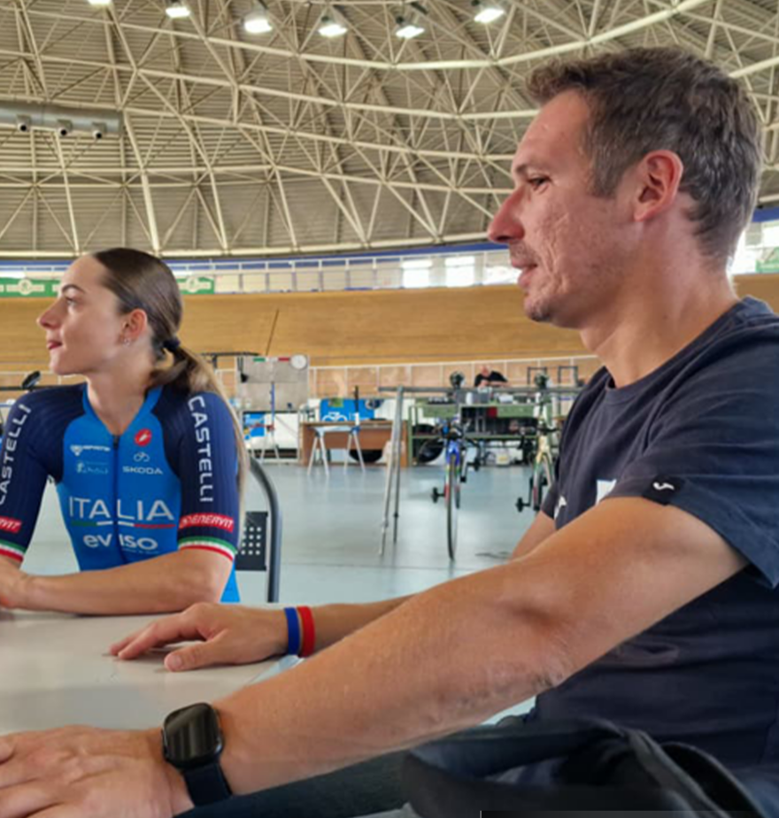 Diego Bragato, Montichiari, pista, Chiara Consonni