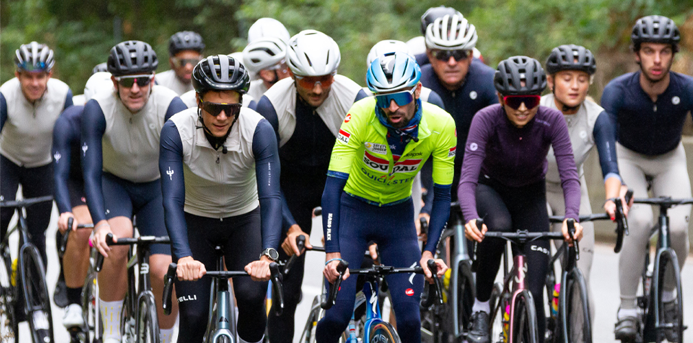 Castelli, presentazione maglia gialla, Valentin Paret-Peintre
