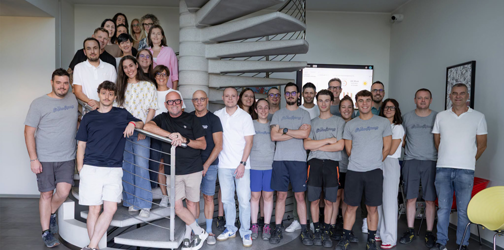 Lo staff al completo di Ciclo Promo Components