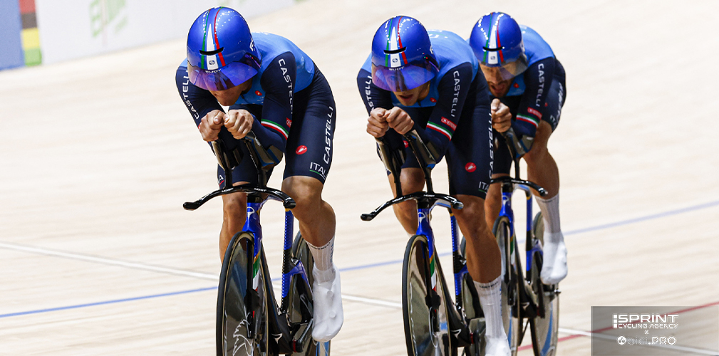 Italia, mondiali Shanghai 2026, pista, Alessio Magagnotti, Jonathan Milan e Filippo Ganna