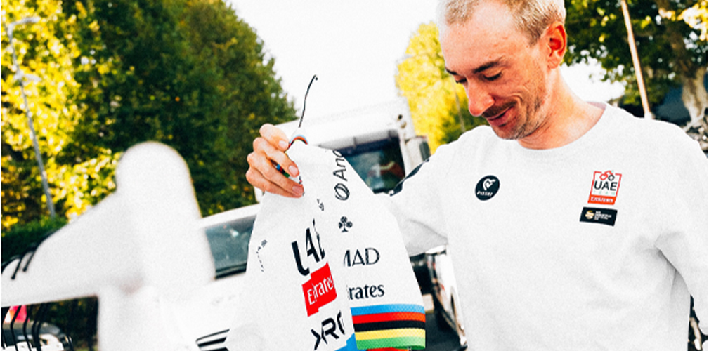Brandon McNulty, Pissei, campione del mondo, maglia iridata (foto Instagram)