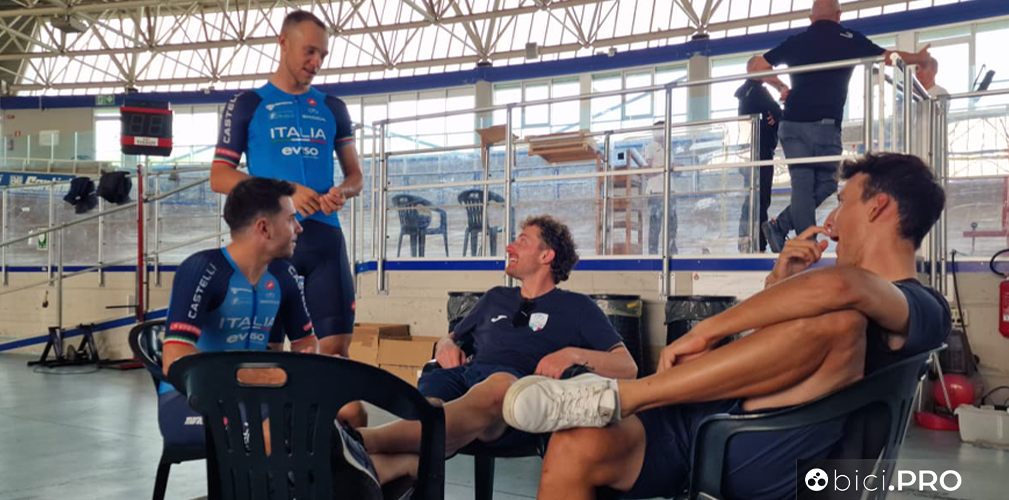 Jonathan Milan, Simone Consonni, Francesco Lamon, Niccolò Galli, Montichiari, pista, Italia, ritiro, preparazione mondiali pista Shanghai 2026