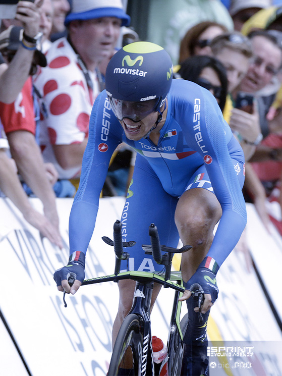 Adriano Malori (classe 1988) è stato vicecampione del mondo e tre volte campione italiano a crono