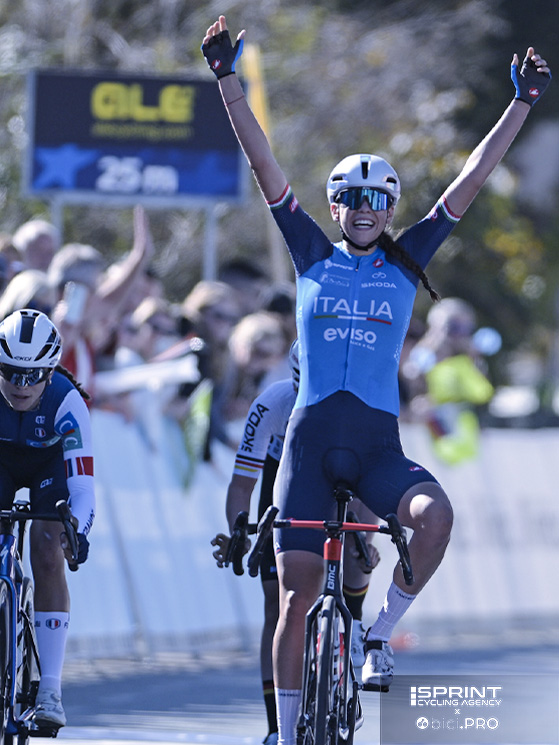 Azzurra Ballan (classe 2008) vince il campionato europeo juniores davanti alla francese Lestrade e alla tedesca Dworatzek
