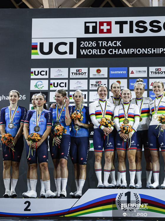 Mondiali Shanghai 2026, pista, quartetto, argento