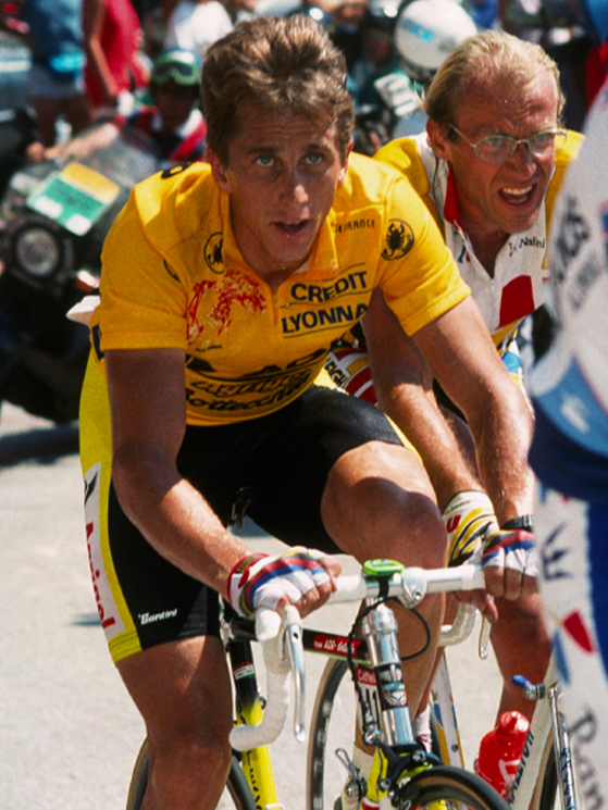 Castelli, maglia gialla, Lemond e Fignon 1989