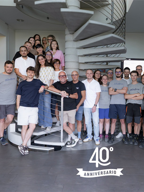 Lo staff al completo di Ciclo Promo Components