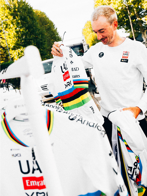 Brandon McNulty, Pissei, campione del mondo, maglia iridata (foto Instagram)