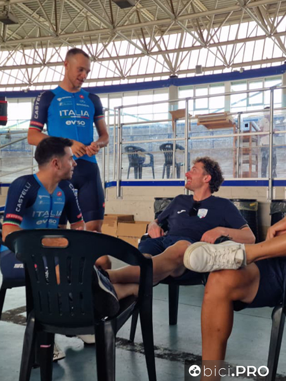 Jonathan Milan, Simone Consonni, Francesco Lamon, Montichiari, pista, Italia, ritiro, preparazione mondiali pista Shanghai 2026