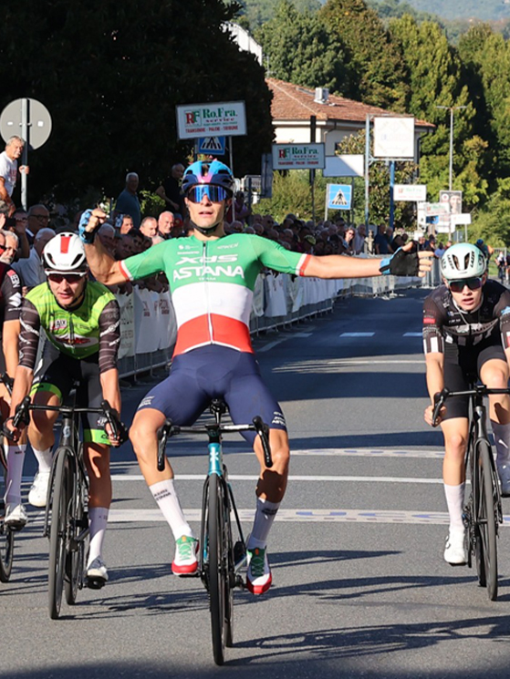 Mattia Negrente, maglia tricolore, vittoria, Ruota d'Oro